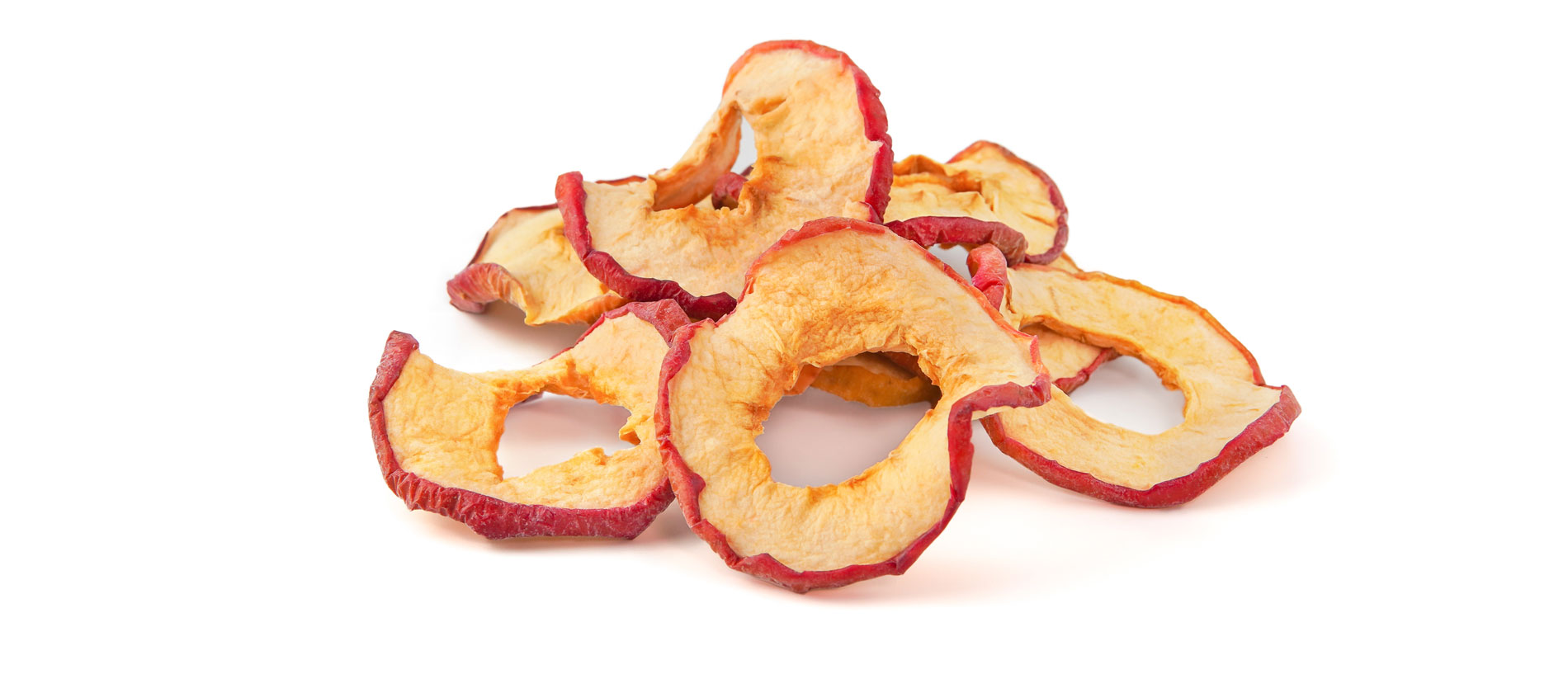 Dried apple rings on black background. Top view Stock Photo - Alamy